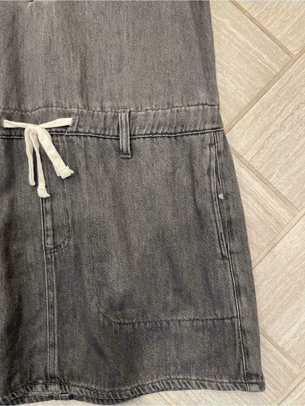Universal Thread Gray Short-Sleeve Denim Dress - Picture 4 of 4